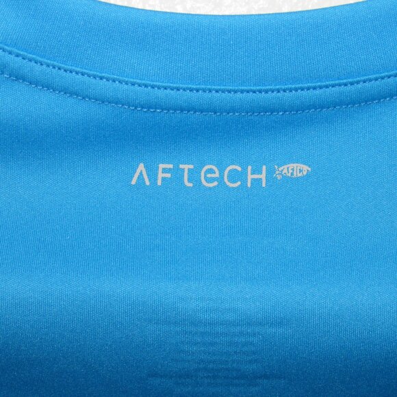 AFTCO Aftech Performance Fishing Graphic Long Sleeve Shirt Men's size XXL 2XL - Picture 5 of 6